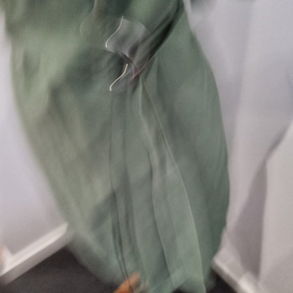 Zara Short Sleeve Wrap Around Shirt Dress Medium Used Once. - Picture 9 of 10